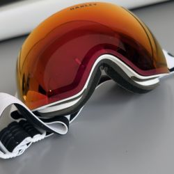 Oakley Flight Deck M Prizm Goggles Torch Iridium White
