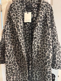 Love Tree Leopard Print Coat