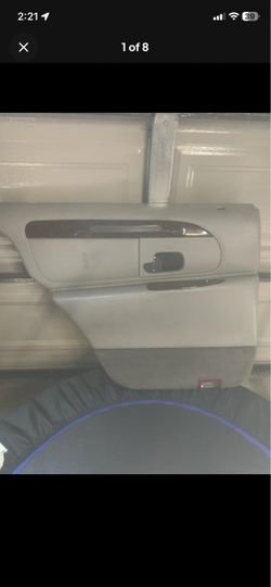 Lincoln town car door panels rear