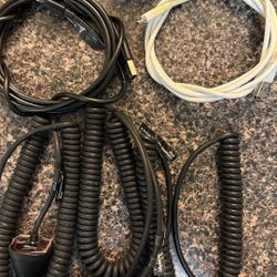 Verizon Black USB Charging Blocks(3), 6ft. black USB to Micro USB cable(1), 4ft. white USB to Micro USB cable(1), and Micro USB car chargers(3)