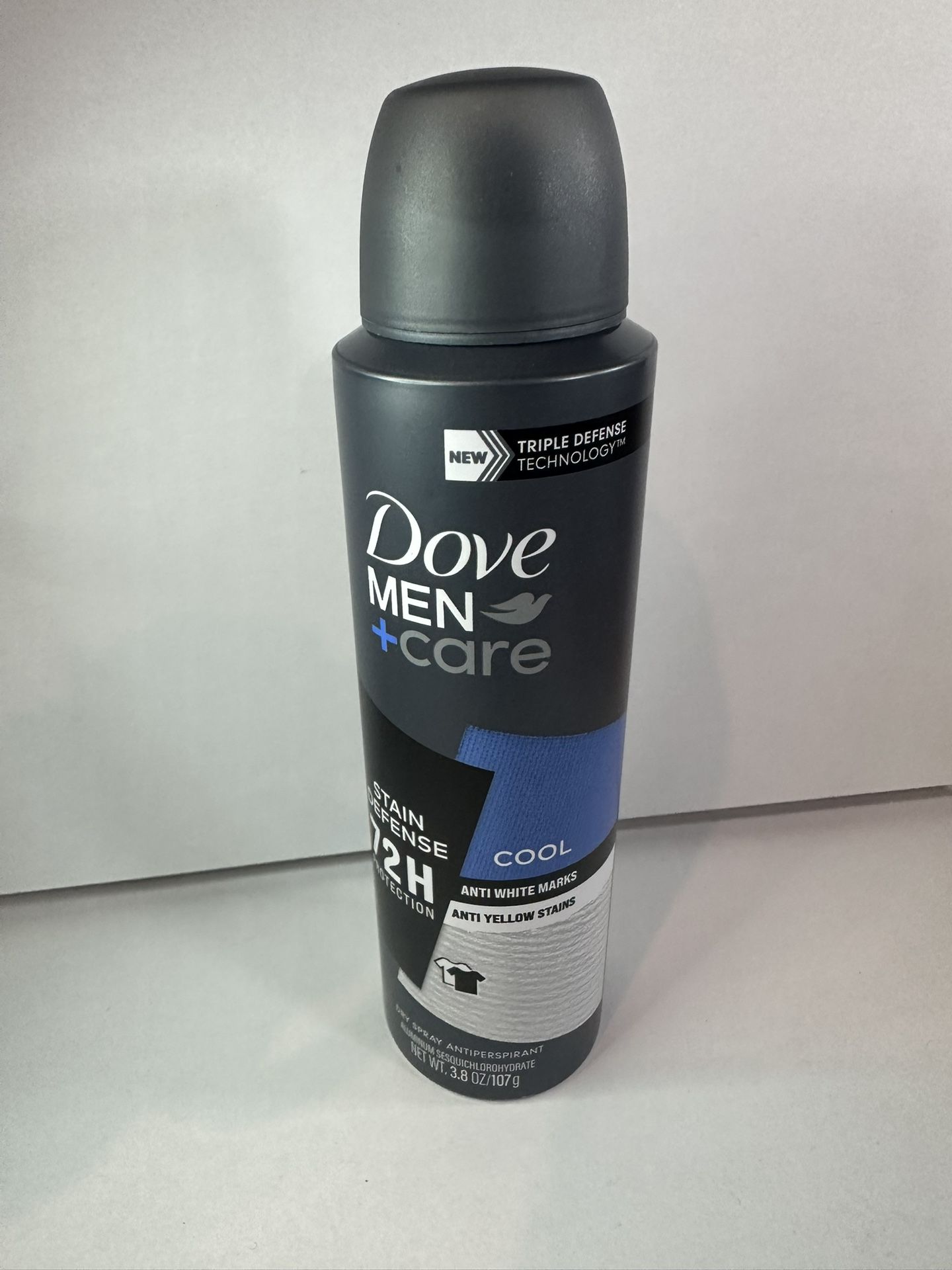 Dove Men Care Stain Defense Cool Dry Spray Antiperspirant Deodorant, 3.8 Oz.