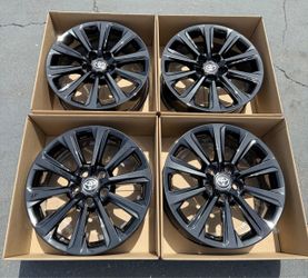 18” Toyota Grand Highlander OEM Gloss Black Powder Coat Exchange Wheel Rim Exchange GRAND HIGHLANDER