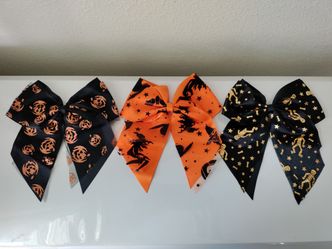 Halloween Big Hair Bow Clips New