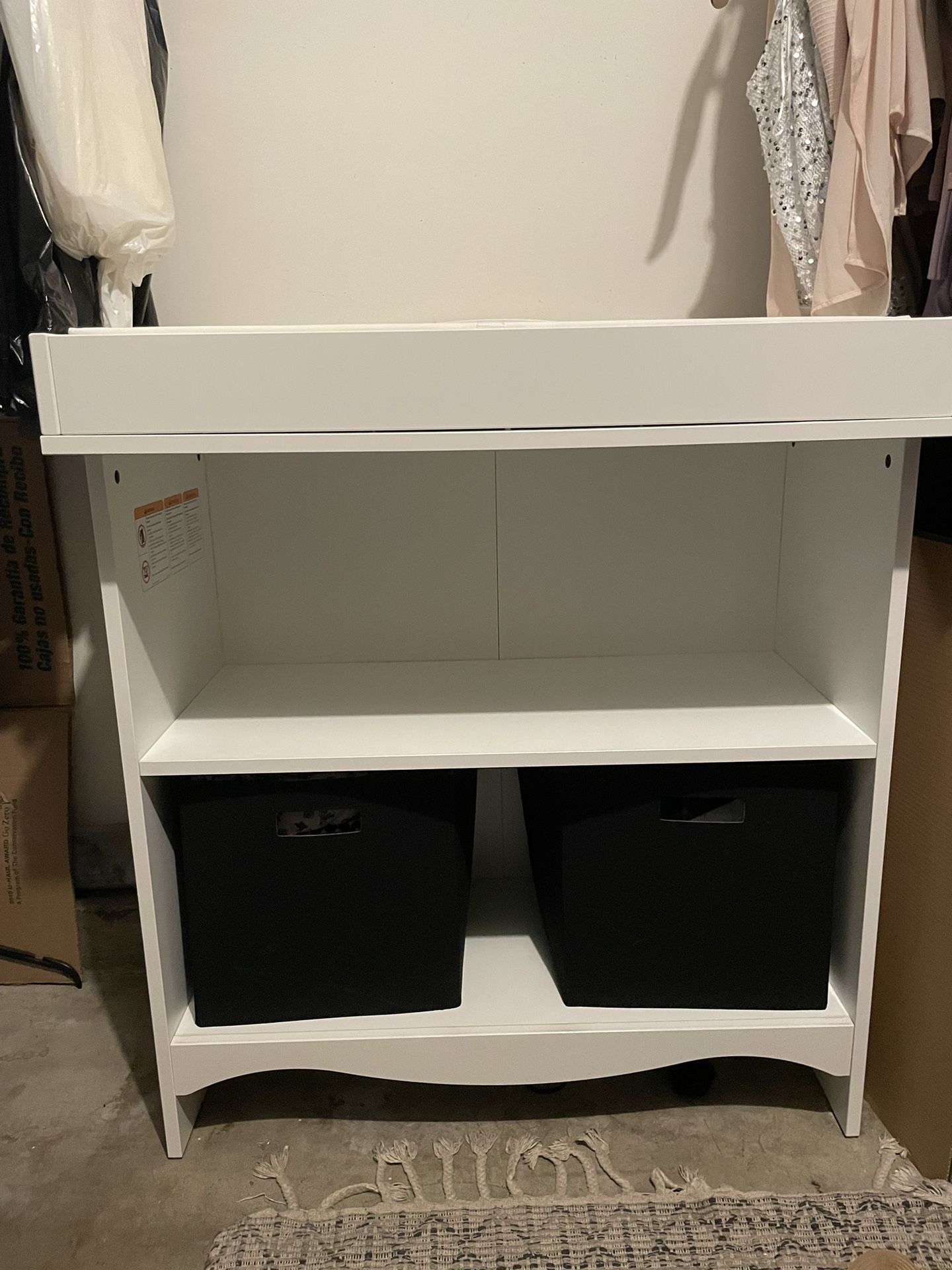 White Baby Changing Table