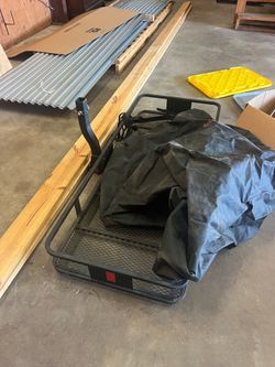 Luggage rack/trailer with case