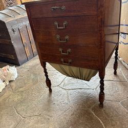Antique Sewing Cabinet