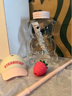 Starbucks strawberry bear cup