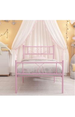Twin Pink Bed Frame