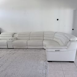 City Furniture Leather sectional 
