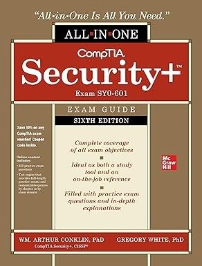 CompTIA Security+ All-in-One Exam Guide, Sixth Edition (Exam SY0-601) - -$40