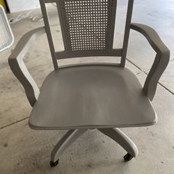 Painted Wood Office Chair 