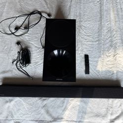 Samsung Woofer and Soundbar Combo