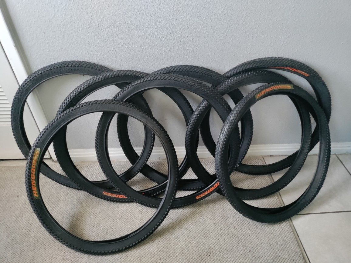 24" And 26" Bike Tires (24" x 1.95 26" x 2.125 Brand new 12 each) for Sale in Las Vegas, NV