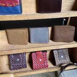 Handmade Leather Wallets $10-30