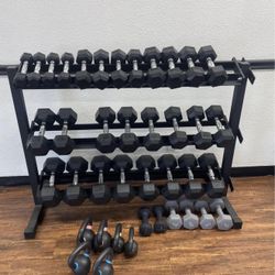 Dumbbell Rack No Weights 