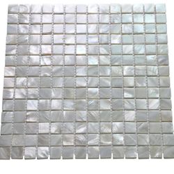 Art3d 10-Pack Oyster Mother of Pearl Square Shell Mosaic for Kitchen Backsplashes, Bathroom Walls, Spa Tile, Pool Tile MSRP: $72.00