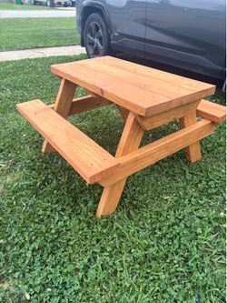 Toddler size picnic table