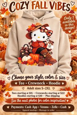 Hello Kitty Fall Graphic Hoodie