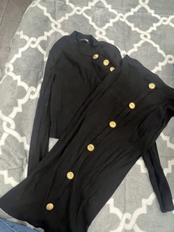 Long Sleeve Crop Top Nd Pencil Skirt Set
