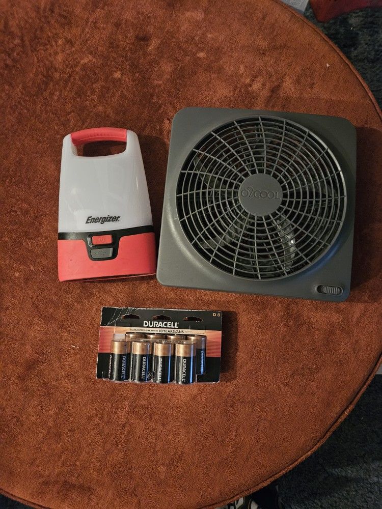 Camping Lanturn plus free fan and batteries