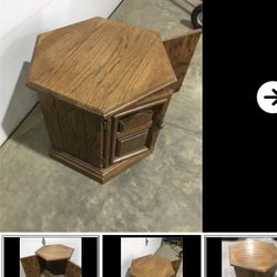 Hexagon End Table