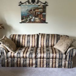 Family Room Couch, Love Seat, Chair And End Table