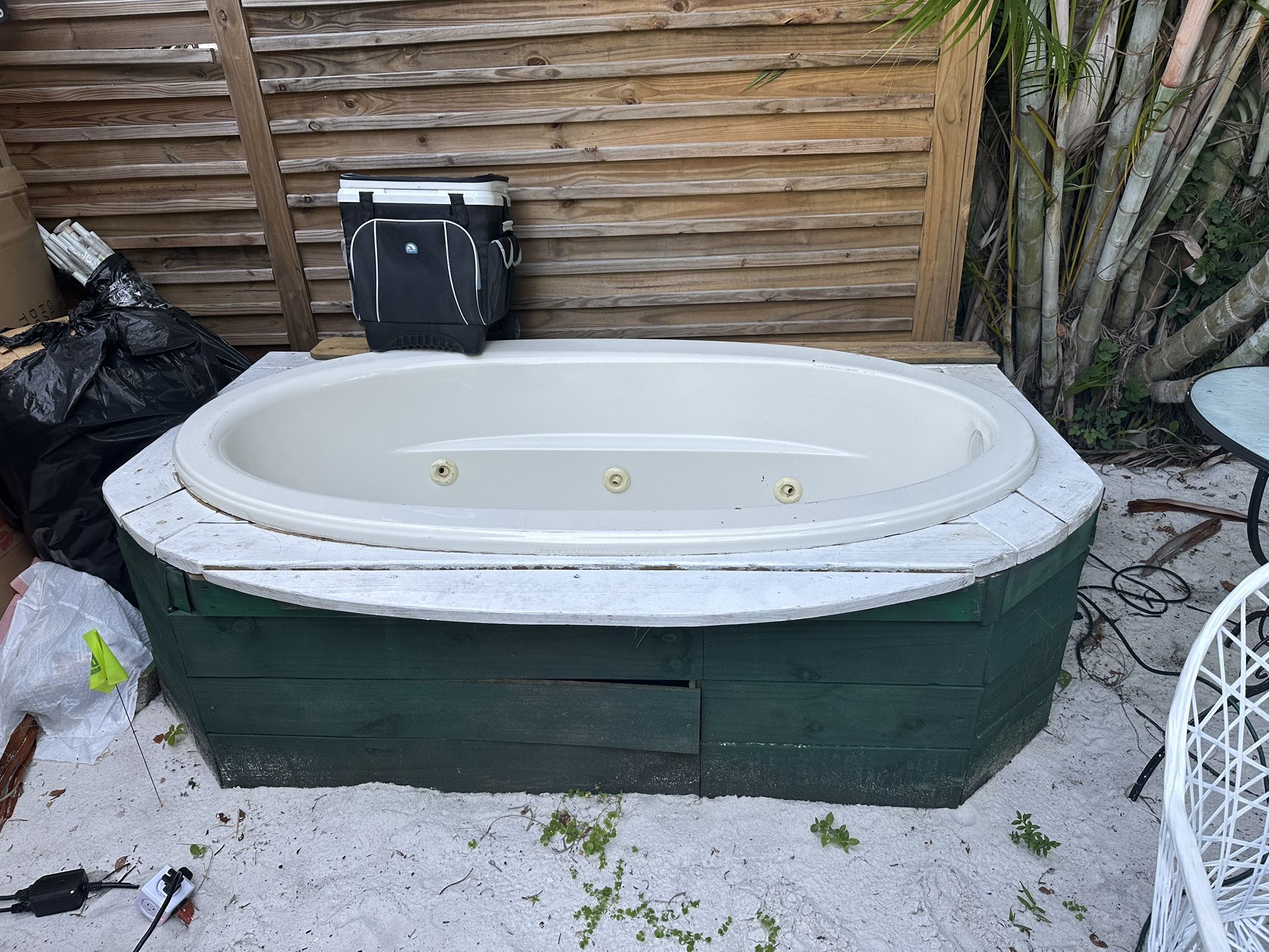 Jacuzzi Tub And Custom Base