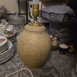 Pottery Lamp