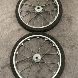 1970s  Nos Mag Wheels 16 inch rims with 20x1.75 tires  Made in Italy  I believe these are for a Puch Moped Bike Scooter not sure but could be converte