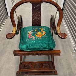 Wooden Folding Chairs. 2 Available