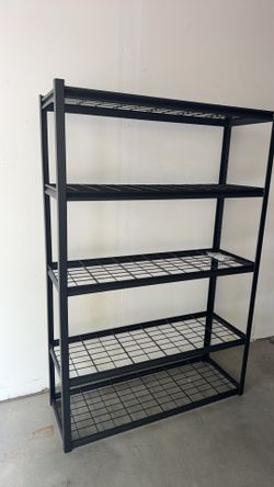Brand New🔥 5-Tier Heavy Duty Garage Shelving Unit with Wire Shelves 72"H x 48"W x 20"D