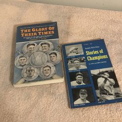 Lot Of 2 Vintage Baseball Greats Paperback Books 1966 & 1971 