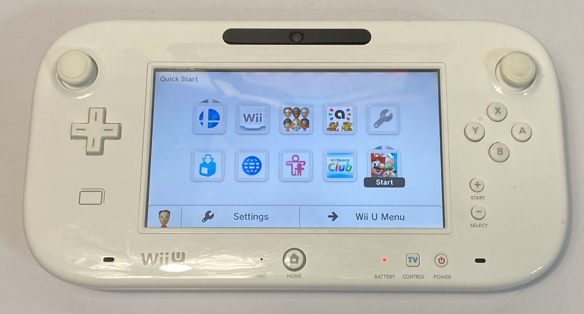 Nintendo Wii U GamePad -(NO STYLUS )  (#772)