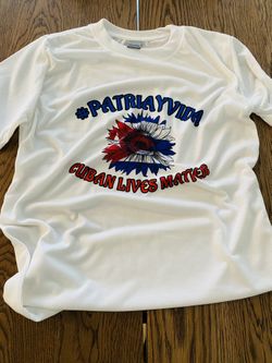 Patria Y Vida T Shirt.. Brand New Customs made