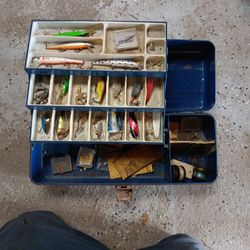 Tackle  Box And Lures 