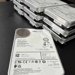 Dell 16TB Hard Drives (SAS)