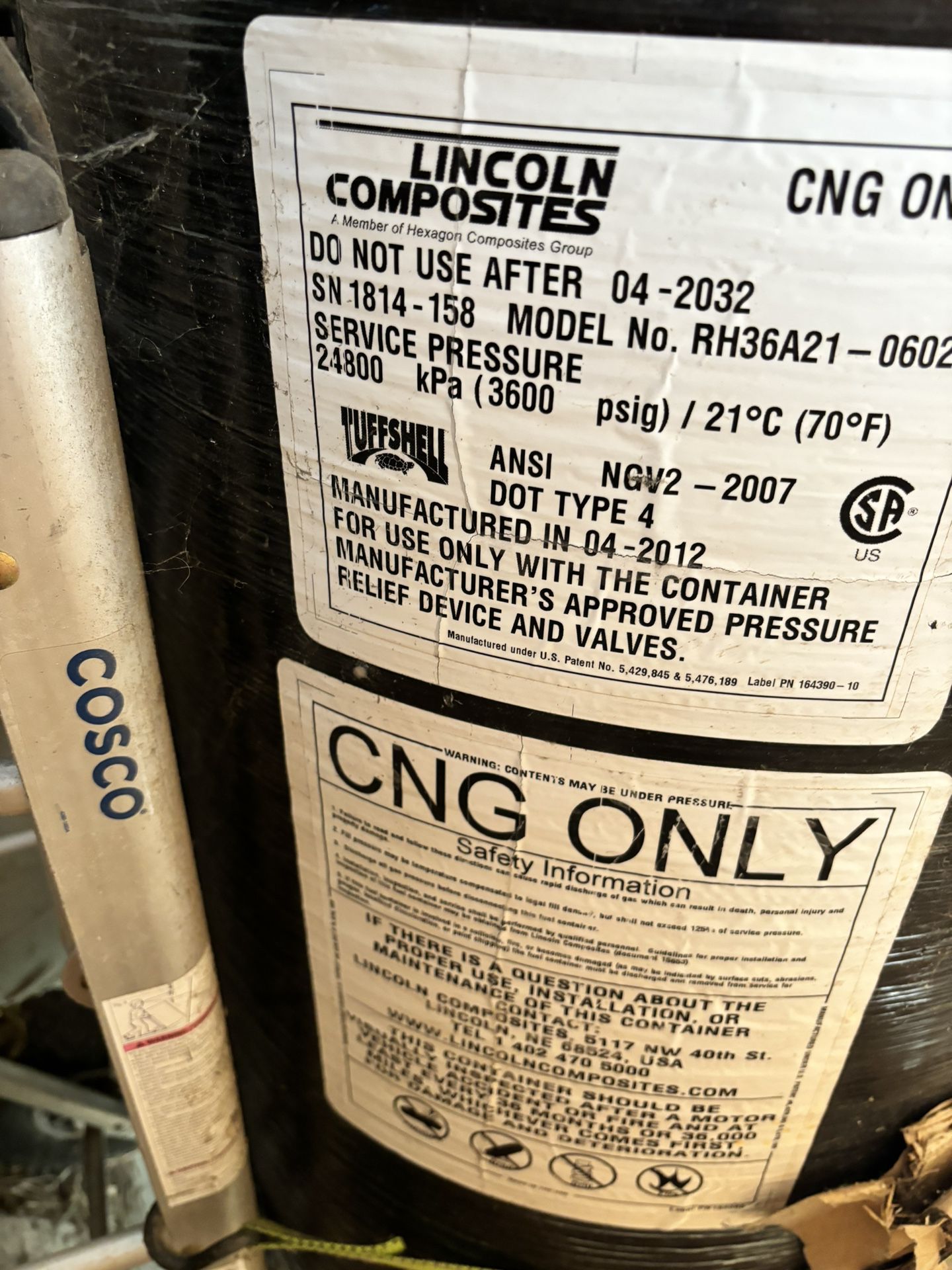 Lincoln Composites 16 Gal Cng