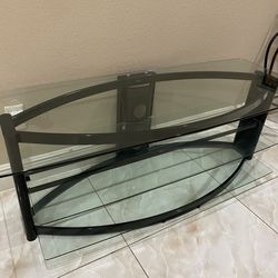 3 Shelves Tamper Glass Stand