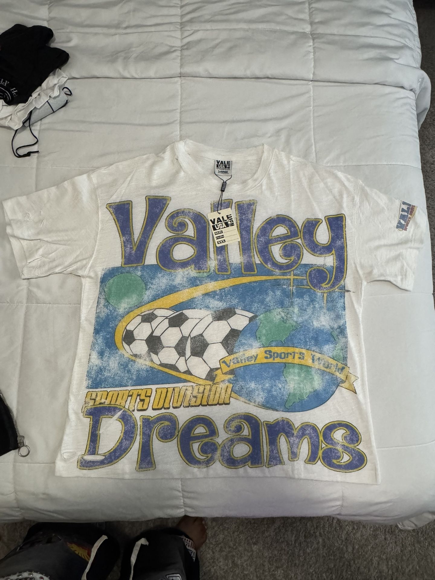 Valley Dreams Distressed T Shirt, Brand New, Authentic