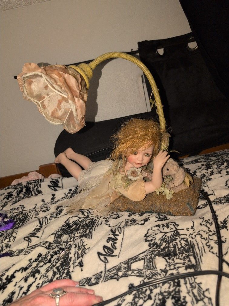 Porcelain Doll Lamp