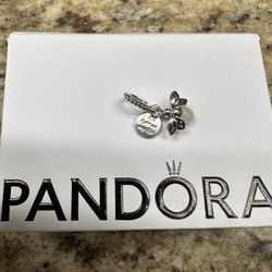 New Pandora Glow -in-the-dark Firefly Dangle Charm