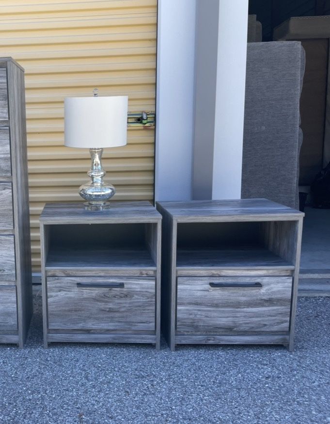 Set Of 2 Ashley Nightstands
