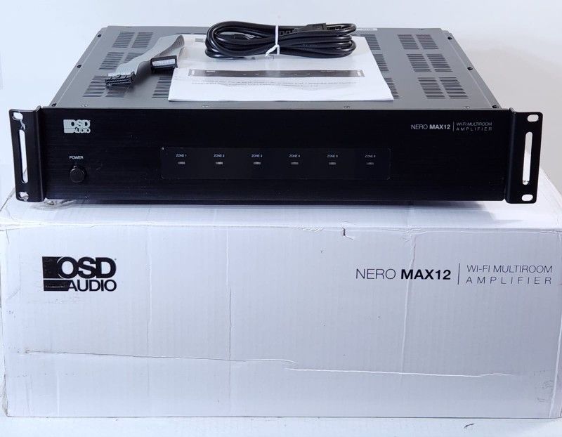 OSD Nero App Control 6x Zones 6x Source 80W Multi Room Amplifier iOS Android, Control4 Driver #775
