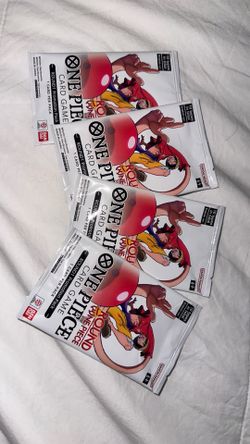 One Piece Card Game Round 1 Promotion Packs x4