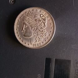 1882 Morgan Silver Coins
