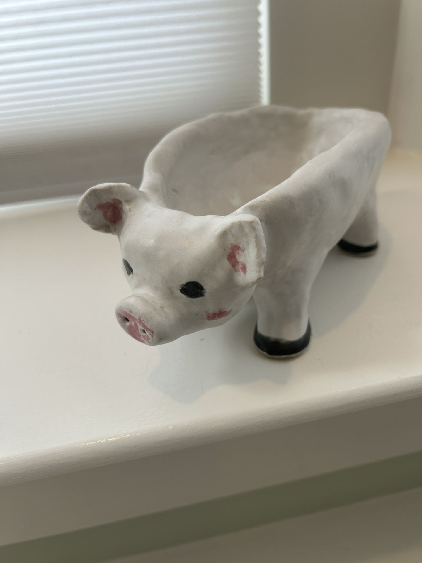Handmade Ceramic Pig Bowl Super Cute!!!!