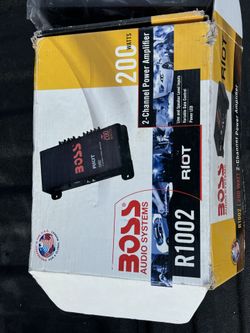 Boss Amps And Tweeter Speakers