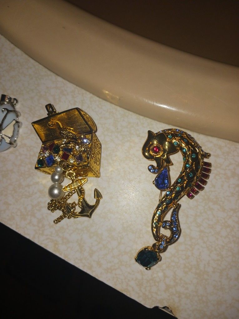 2 Beautiful Bereri Limited Edition Brooches
