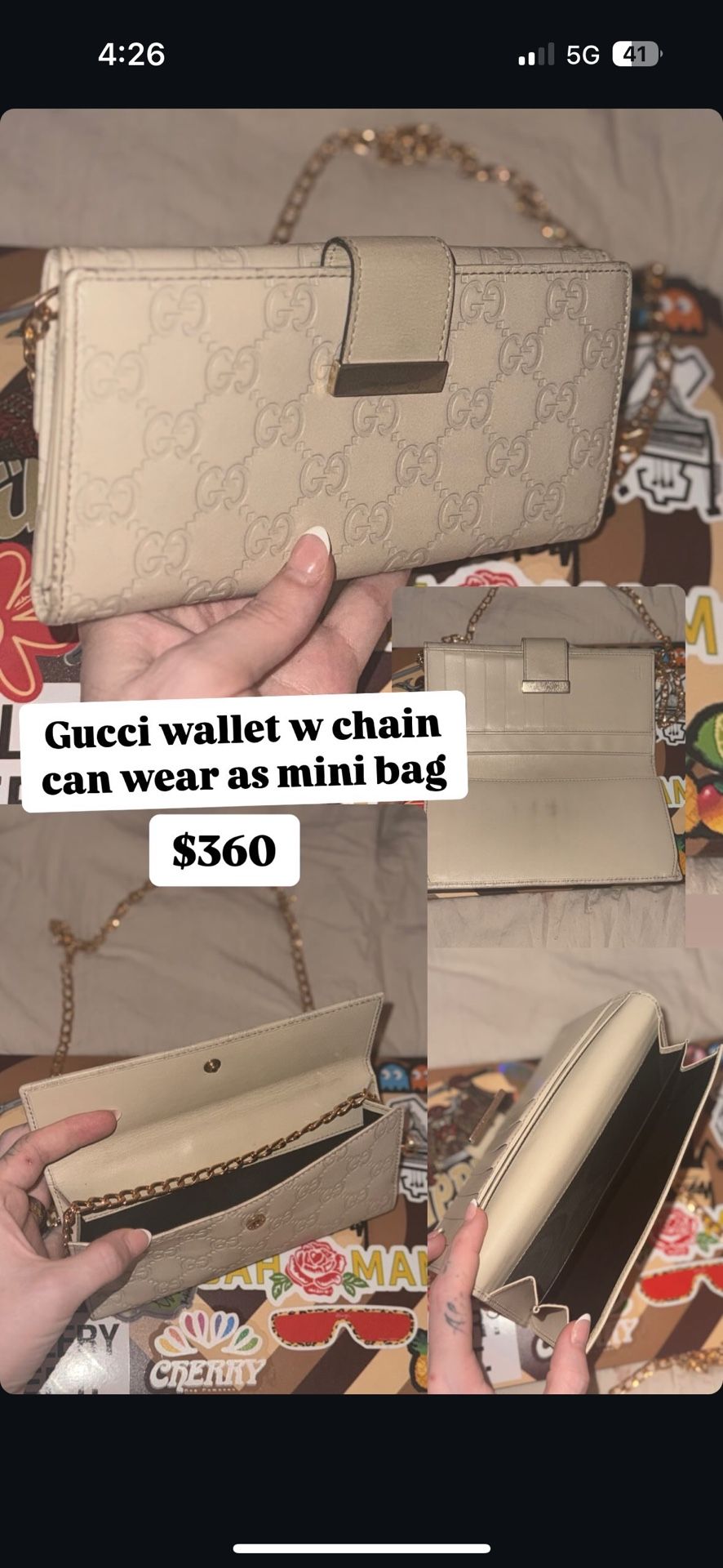 Gucci Wallet Comes W Chain