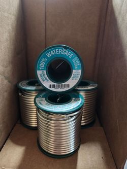 Canfield Watersafe Lead-Free Silver Solder 16 oz – Lot of 4